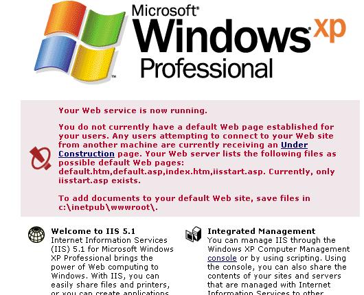 IIS is installed