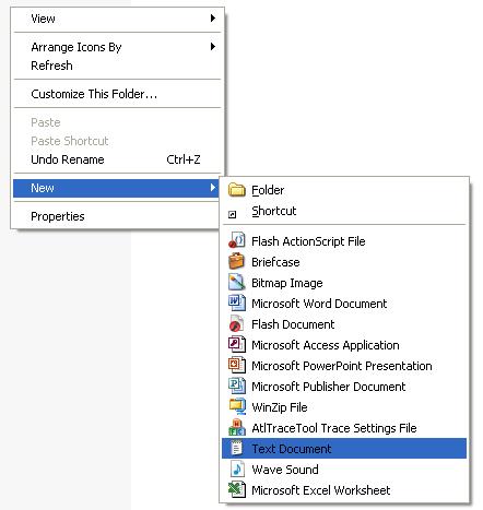New File called New Text Document.txt
