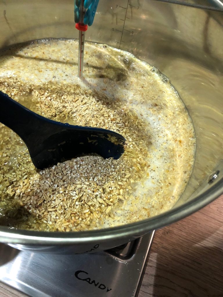 Mashing in stir