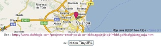 Google Maps To Send a Position