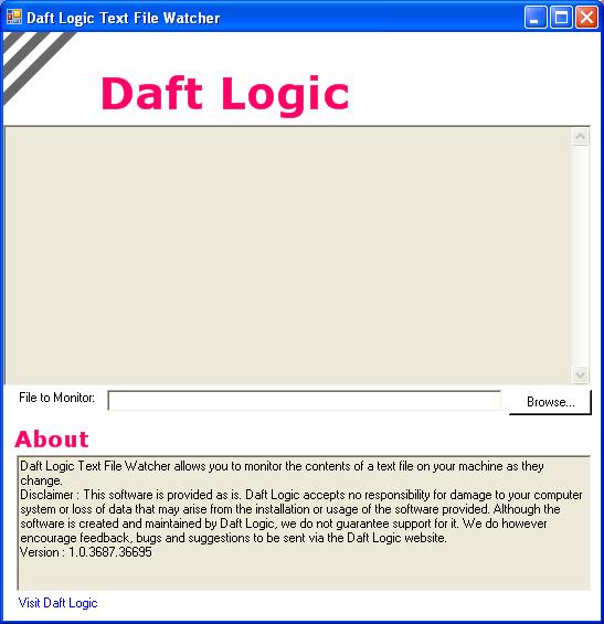 Text File Watcher Screen Shot